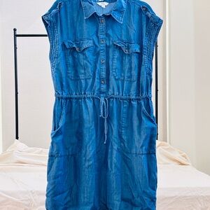 Time and Tru Dark Blue Denim Dress